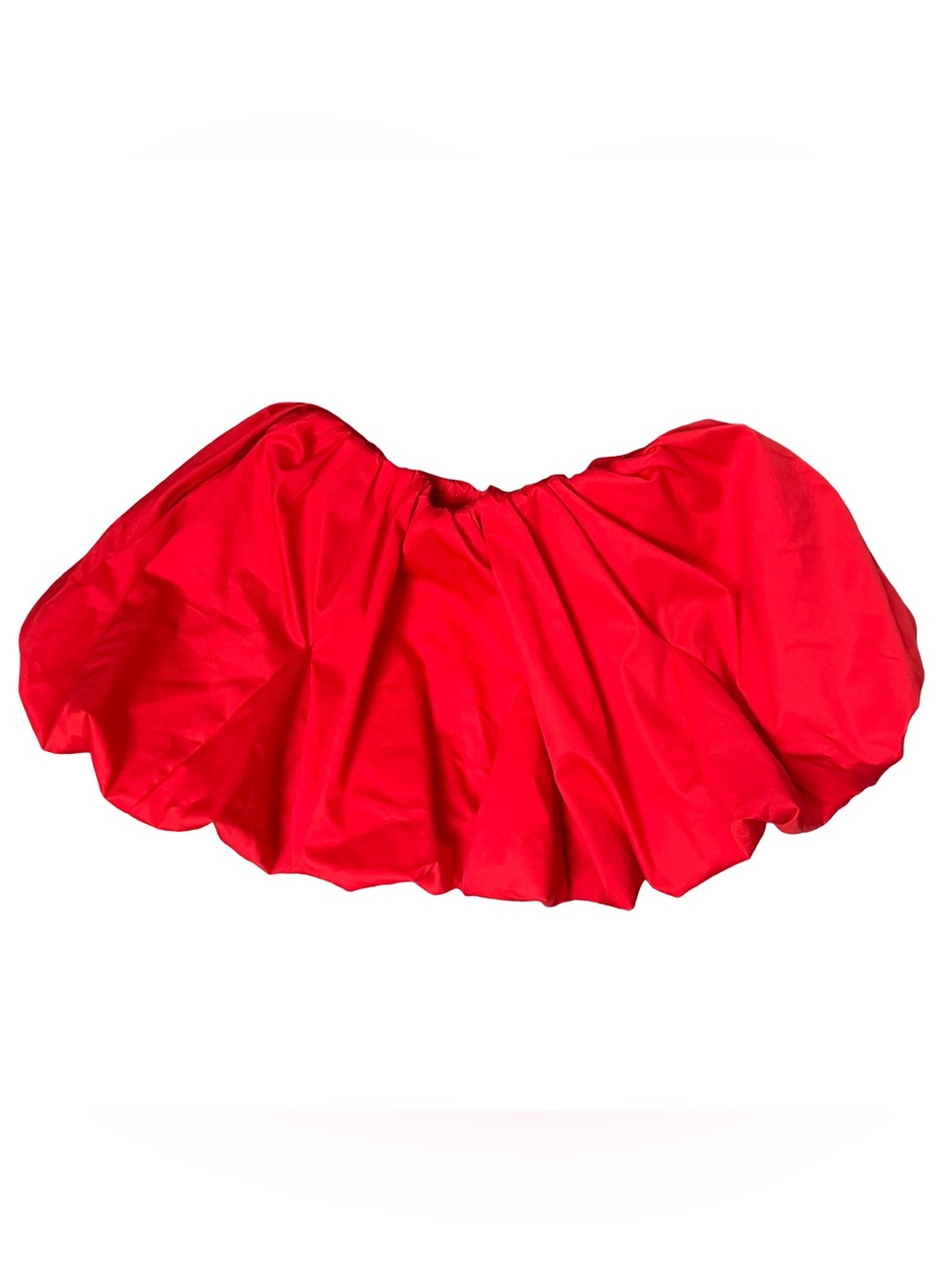 NWT Allina Liu Poppy Bubble Mini Skirt in Poppy